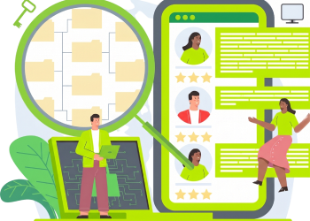 Documents connected to the right record illustration