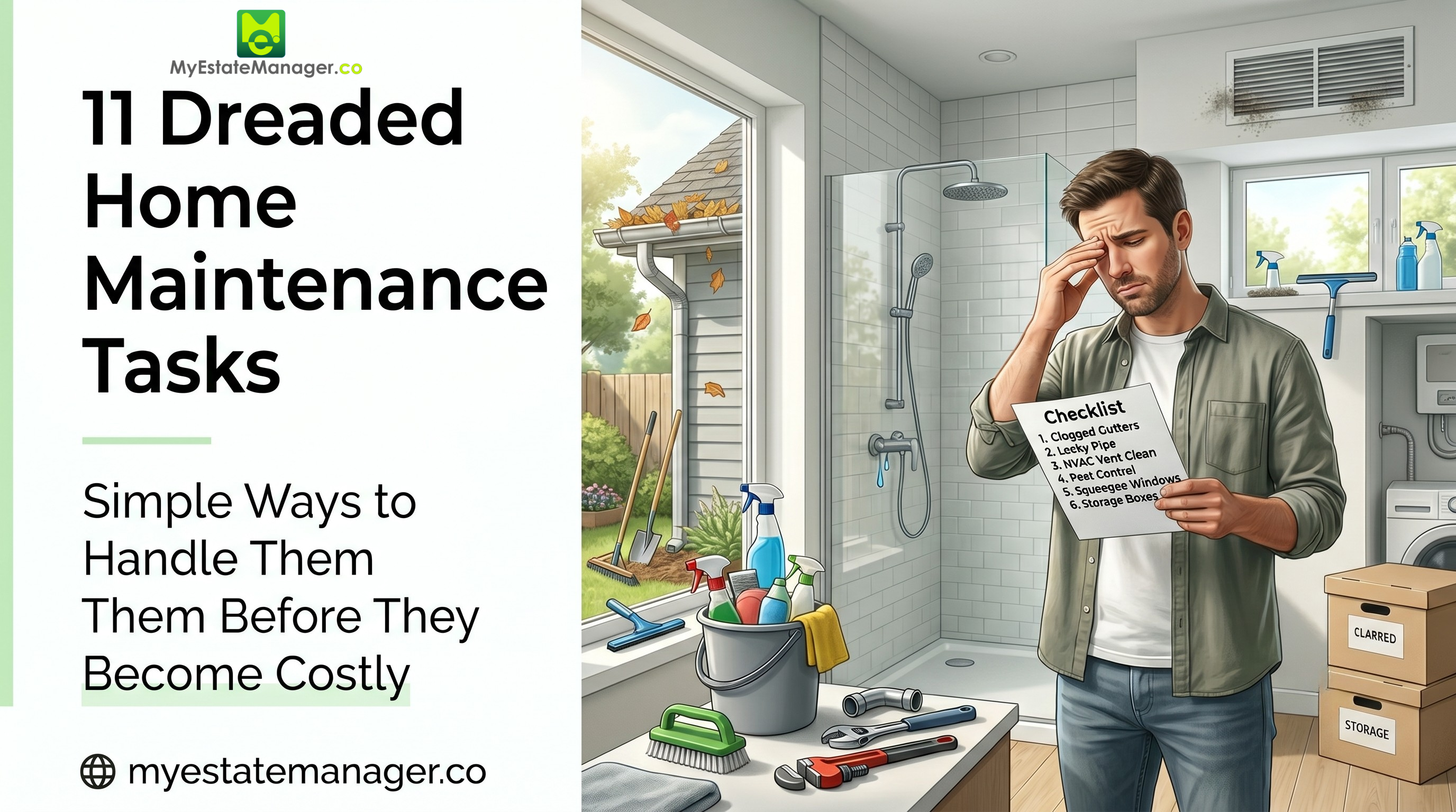 11 Home Maintenance Tasks Homeowners Dread the Most And How to Make Them Easier 🏡🛠️